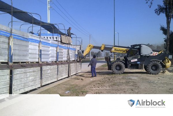 Nave industrial – muro cortafuego